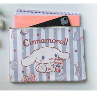 CINNAMOROLL SK เก็บเอกสาร กระเป๋าเอกสาร ซองเอกสาร อย่างดี มีผ้าซับด้านใน ขนาด 35x25x2 cm ผลิตจากวัสดุอย่างดี BY 798 SHOP