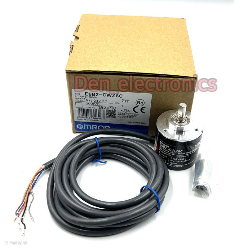 E6B2-CWZ6Cเอ็นโคเดอร์ ROTARY FNCODER 5-24VDC แกน6มิล  50P/R 100P/R 200P/R 360P/R500P/R600P/R1000P/R1