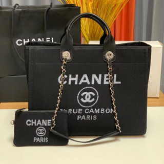 🔥ผ่อนได้🔥Chanel Shopping Bag Size 38 cm งาน Original อุปกรณ์ : Full Box Set [ กระเป๋าสะพายข้าง ]