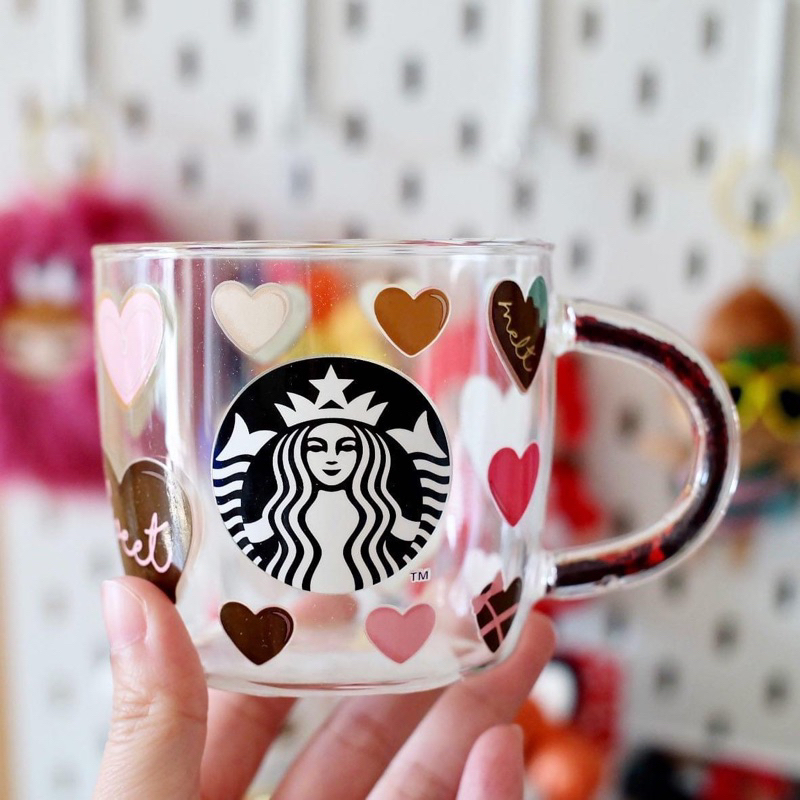 🇯🇵 starbucks japan valentine's 2023 glass mug