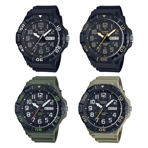 CASIO นาฬิกาข้อมือผู้ชาย รุ่น MRW-210H,MRW-210H-1A,MRW-210H-1A2,MRW-210H-3A,MRW-210H-5A,MRW-210H-7A