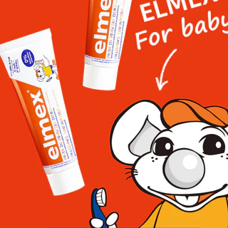 Elmex ยาสีฟันด็กกลืนได้ ตั้งแต่ฟันซี่แรก 0-6 ปี, และ 6 – 12 ปี ยาสีฟันสำหรับเด็ก นำเข้าจากเยอรมัน