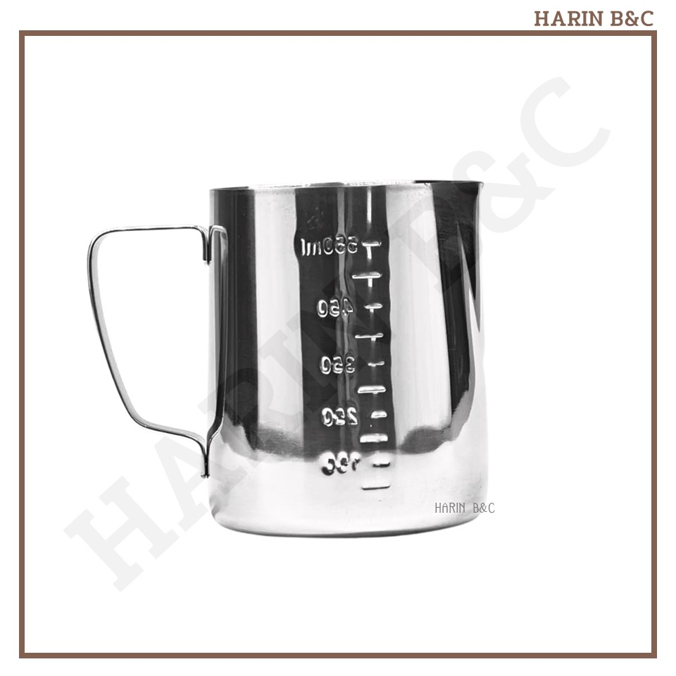 เหยือก ตีฟองนม สแตนเลส มีสเกล / Stainless Milk Frother Jug