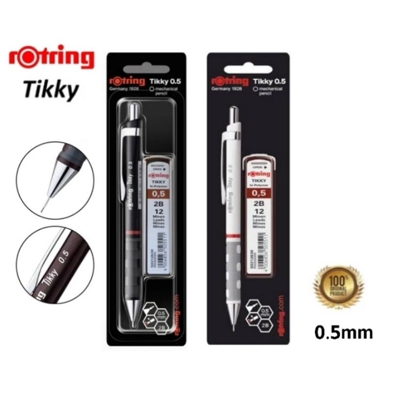 Rotring ชุดดินสอกด+ไส้ดินสอ 2B รุ่น Tikky