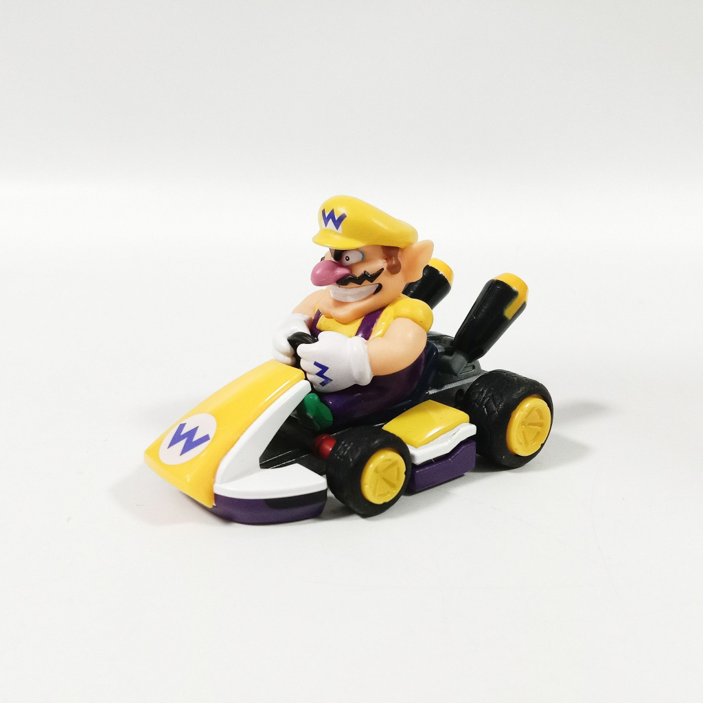 🇯🇵 Wario Mario Kart Mini Figure Pull Back Car Nintendo From Japan โมเดลรถ มาริโอ้คาร์ท ของแท้ญี่ปุ่น