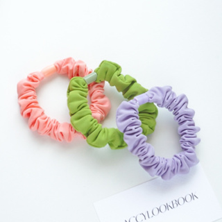 summer scrunchie🍋✨ ยางมัดผมยางยืดสีสันสดใส