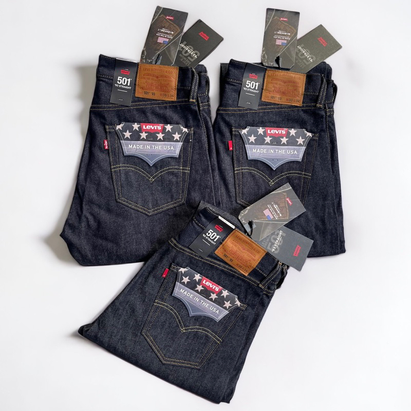 Levi’s 501’93 ริมแดง พรีเมี่ยม ผ้าดิบ Made in USA