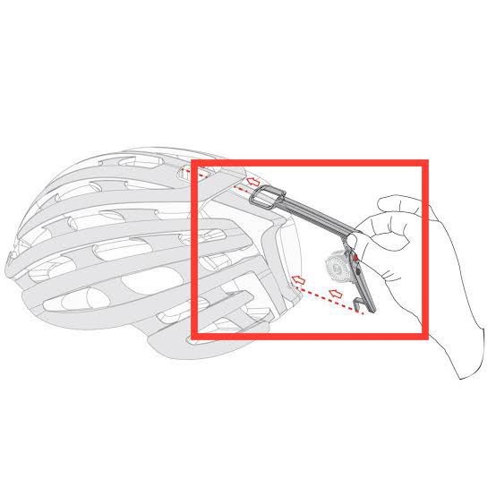 ทับทิมท้ายหมวก LAZER MUDCAP สำหรับรุ่น Z1 เสริมหล่อให้หมวก พร้อมเพิ่มความปลอดภัยในการปั่น