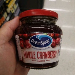 ecook​ ซอส แครนเบอรี่​ สำหรับปรุงอาหาร​ c​ ocean spray Whole​ cranberry sauce​ 250g