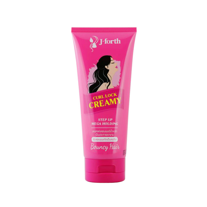 J-Forth Curl Lock Creamy 200ml (5307) ครีมจับลอน เจโฟร์ท เคิร์ล ล็อค ครีมมี่