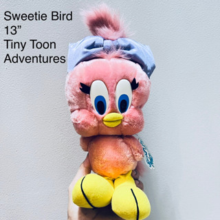 #ตุ๊กตา #นก Sweetie Bird ลูกศิษย์ทวิตตี้ #Warner Brothers Tweety #Looney #Tunes 13” ป้ายห้อย Tiny Toon Adventures ปี1997