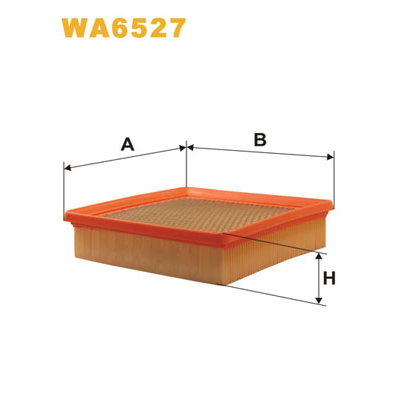 กรองอากาศ HONDA CIVIC ตาโต EK EJ 1.6 1996-2000 D16Y B16A2 1.6 CR-V Gen1 2.0 1996-2001 B20B 2.0 WIX