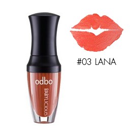 L744 : Odbo babylicious ลิปโอดีบีโอ เบบี้ลิเชียส ลิควิค No.03 ราคาส่งถูกๆ W.40 รหัส L744