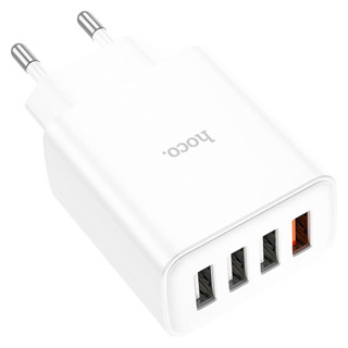 ใหม่ หัวชาร์จ 4 Port usb Hoco C102A wall charger USB 18W + 3*USB 5V / 2.1A output