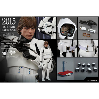 Hot Toys MMS304 &amp; MMS418 Luke Skywalker and Han Solo Stormtrooper Disguise Version Star Wars 1/6 โมเดล ฟิกเกอร์ ของสะสม