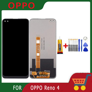 หน้าจอ oppo Reno4 แถมชุดไขควงกับกาวติดหน้าจอ