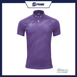 EGO PRIME เสื้อโปโล PM219 สีม่วง เสื้อโปโล แอนตี้แบคทีเรีย