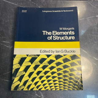 หนังสือ (มือสอง) ENG The elements of structure an introduction to the principles of building and structural engineering