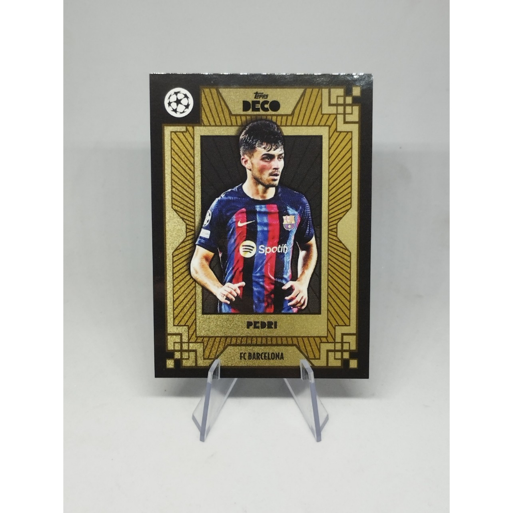 การ์ดบอล FC Barcelona/Real Madrid 2022-23 Topps Deco UEFA Champions League Soccer Cards - รูปที่ 4