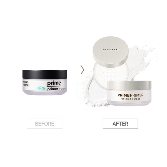Banila Co Prime Primer Finish Powder 5g, 12g Set / Prime Primer Finish Powder Mini 4g / Barbie, Snoopy