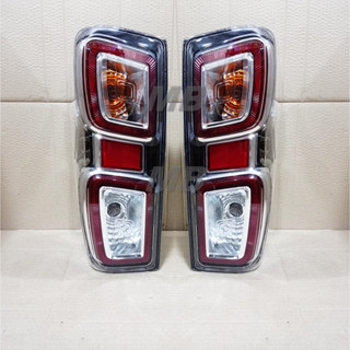 ไฟท้าย ดีแม็ก d max LED Dmax 2020 2021 2022 ปลั๊กตรงรุ่น หลอดครบ *ขอบโครเมี่ยม * งานดี