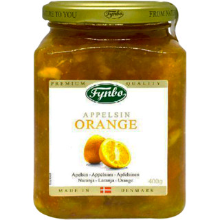 (แพ็คคู่)Fynbo Jam Premium Orange flavor แยมส้ม 400 g