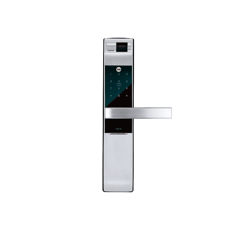 (ติดตั้งฟรี กทมและปริมณฑล) Yale กลอนประตูดิจิตอล รุ่น YDM7116A-S 5-in-One Digital Fingerprint Lock