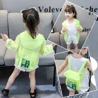 เสื้อกันแดดเด็ก เสื้อแฟชั่นกัน UV ใส่ออกกำลังกายในกลางแจ้งและในร่มกันลมกันแดดได้ดี