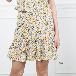 AMILA Skirt AM-S281 พีชสกิน แบบสั้น IGPU22-11