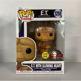 Funko Pop E.T. with Glowing Heart เรืองแสง E.T. The Extra-Terrestrial Glow in the Dark Exclusive 1258