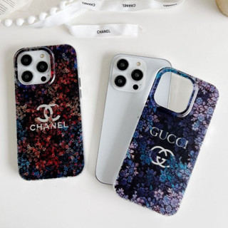 🎁ส่งของขวัญ🎁เคสไอโฟน 11 13 12 Pro Max โลโก้แบรนด์ขนาดใหญ่ หรูหรา CHANEL GUCCI เคส for ไอโฟน14 pro max soft case Iphone