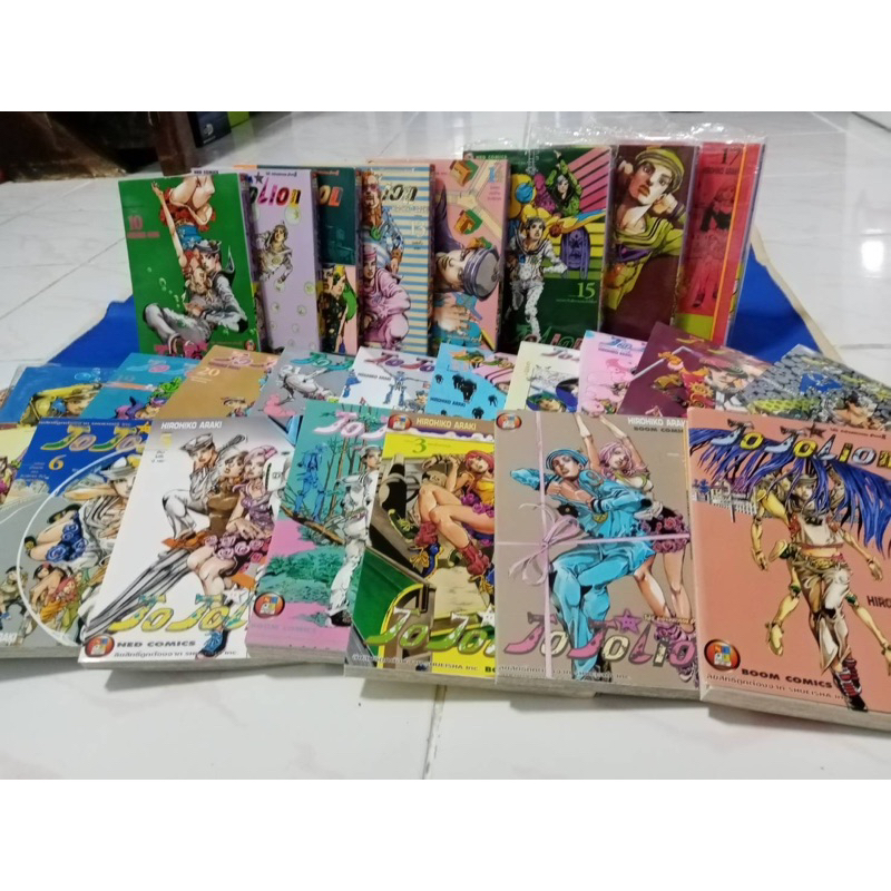 โจโจ้ jojo ภาค 6 (17เล่มจบ) ,ภาค 7 (24เล่มจบ) ,ภาค 8 (27เล่มจบ) ,ภาคโรฮัง 2เล่มจบ ,ปรืศนานมฑูต 1เล่ม