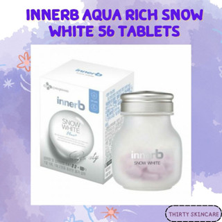 innerb Aqua Rich Snow White 56 Tablets #สีขาว