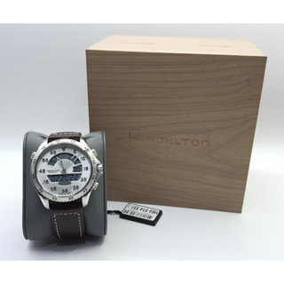 นาฬิกา HAMILTON MENS H64514551 KHAKI PILOT 40 MM FLIGHT TIMER QUARTZ พร้อมกล่อง (ใหม่มีตำหนิ)