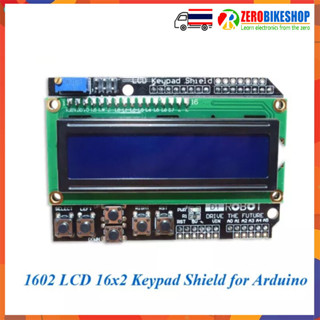 บอร์ดแสดงผล LCD1602 Keypad Shield LCD 16x2 สำหรับ Arduino UNO R3 MEGA2560 1 ชิ้น by ZEROBIKE