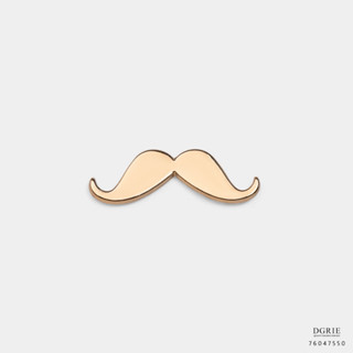 Gold Mustache Brooch – เข็มกลัดติดเสื้อรูปหนวด