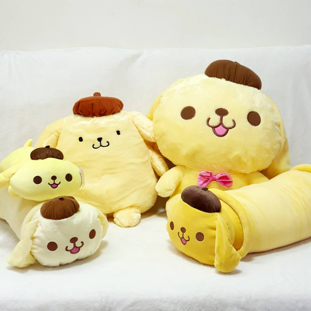 ตุ๊กตาปอมปอมปูริน งานส่งออกไป ญี่ปุ่น Pompompurin  หมอนข้างใยนิ่ม