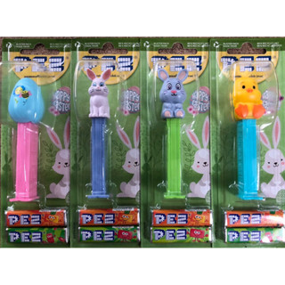 เพ. PEZ ลูกอมรสผลไม้ (มะนาว ส้ม) ลาย EASTER 2023