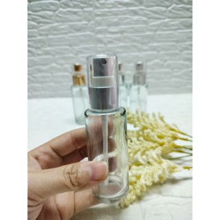 สเปรย์ขวดแก้วฝาครอบใส50ml.