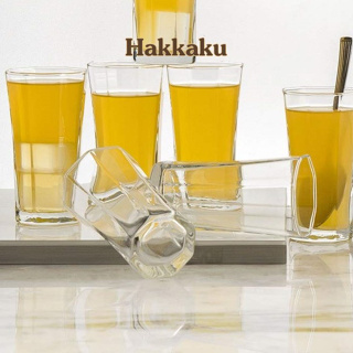 แก้ว Hakkaku เนื้อแก้วใส คุณภาพดี ใส่เครื่องดื่มได้หลายประเภท