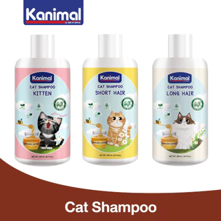 Kanimal Cat Shampoo 280 ml. แชมพูแมว สารสกัดจากธรรมชาติ สำหรับแมวทุกสายพันธุ์ (280 มล./ขวด)