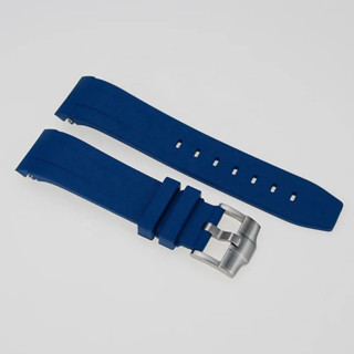 Blue Curved end Rubber strap for Skx and Srpd5 sports 22mm. From Jack Hypoxia