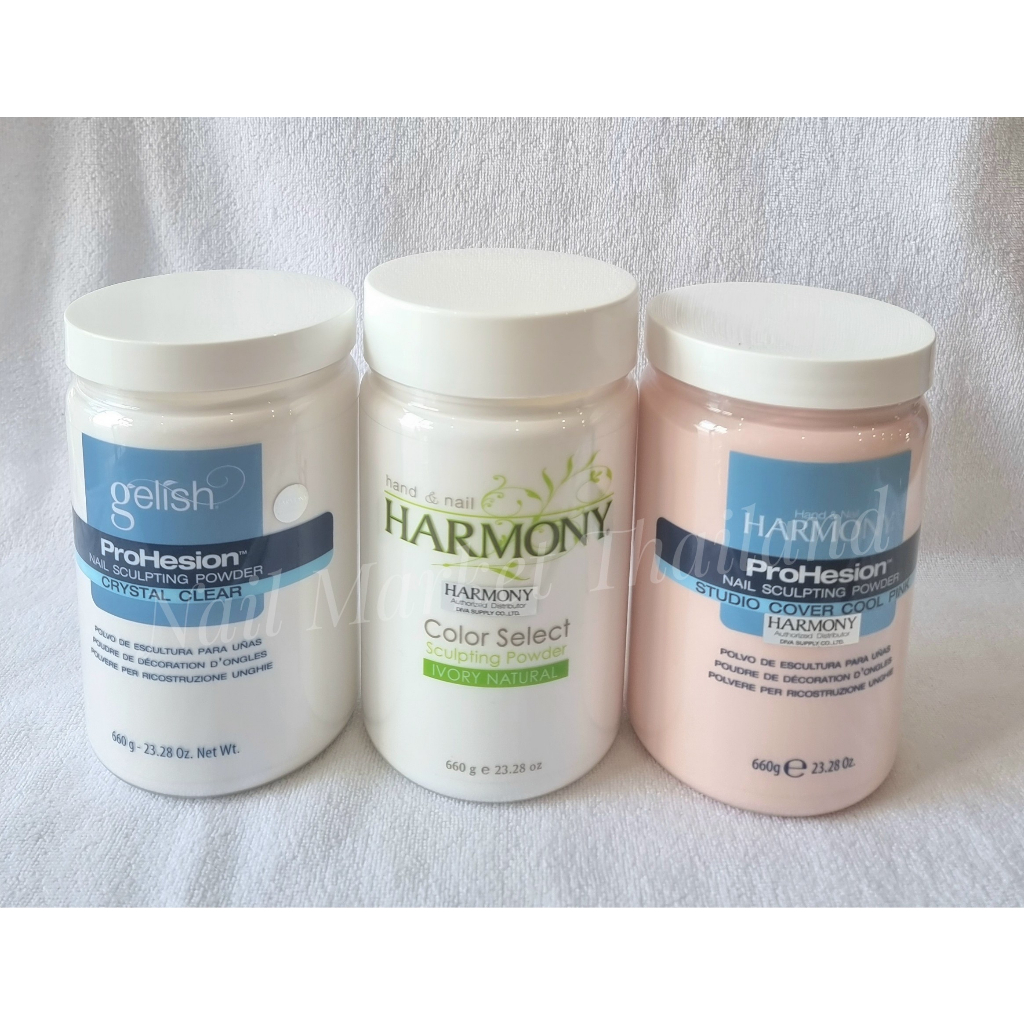 GELISH🇺🇲 ผงอะคริลิกต่อเล็บ ขนาด 660g. 3ตัวเลือก Clear/Cover Cool Pink/Cover Warm Pink ของแท้จากUSA