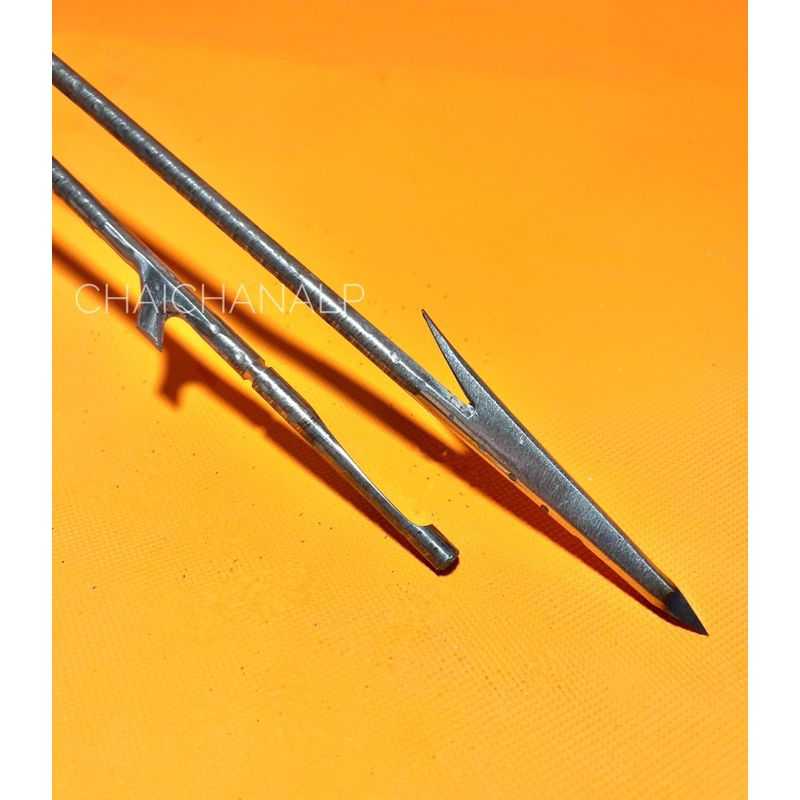 ลูกดอกยิงปลา หัวพอก5มิล35เซนติเมตร ล็อกล่างผูกหน้าไก