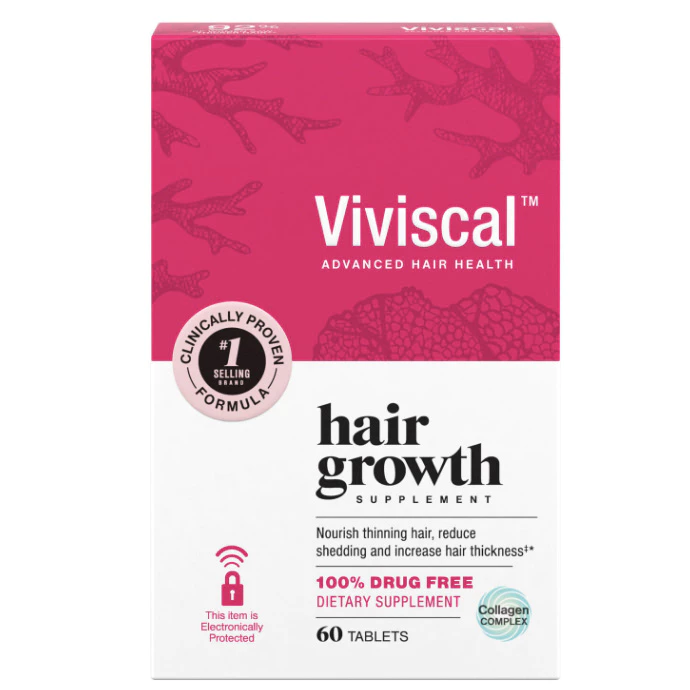 วิตามินบำรุงเส้นผม Viviscal Advanced Hair Health ผมบาง ผมร่วง สำหรับผู้หญิง 100% Drug Free