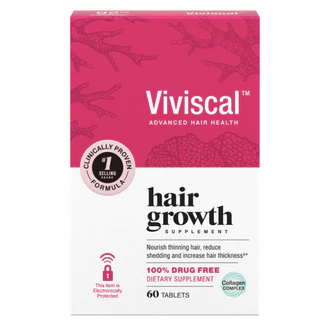 วิตามินบำรุงเส้นผม Viviscal Advanced Hair Health ผมบาง ผมร่วง สำหรับผู้หญิง 100% Drug Free