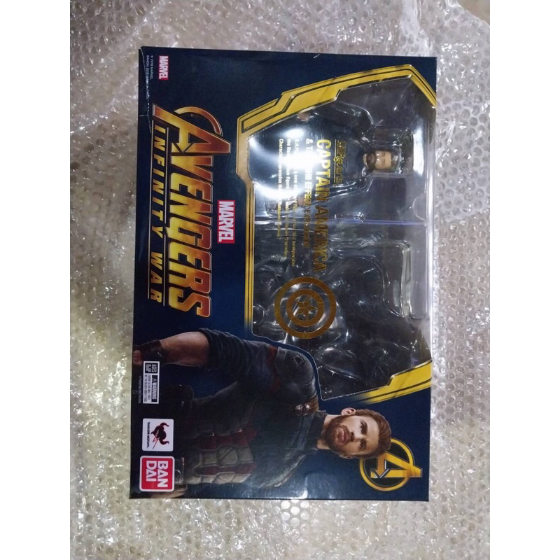 ของแท้ มือ2 Authentic SH. Figuarts Captain America  SHF Mavel avengers infinity war action figure กัปตันอเมริกา