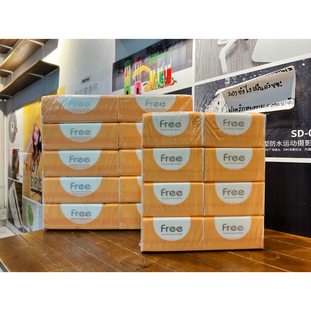 ทิชชู่เช็ดหน้า ทิชชู่แห้ง(ยกเเพ๊ค8ห่อ) Tissue (1ห่อบรรจุ360แผ่น) น่ารัก สะอาด ใช้ดีไม่เป็นขุย เกรดดี นุ่ม