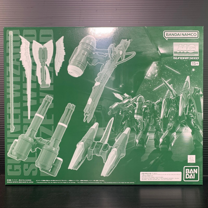 Part เสริม MG 1/100 Gunner Wizard/Slash Wizard/Blaze Wizard Set for Zaku Warrior/Zaku Phantom