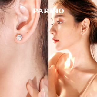 Eden Earrings แนะนำ ต่างหูเพชร CZ เหมาะสำหรับผิวแพ้ง่าย ตัวเรือนเงิน ชุบทองคำขาว